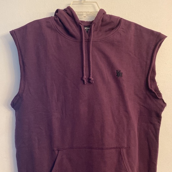 YoungLA Sleeveless Pullover Hoodie Sweatshirt Vest Bodybuilding Workout Gym Ray - Picture 4 of 14